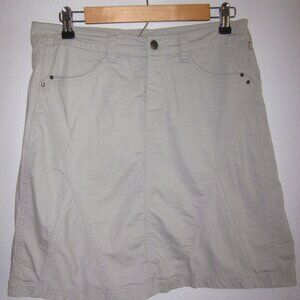 Royal Robbins Casual Lightweight Skirt in Grey A-Line